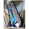 Image 1 : New Blue 4/4 Violin with Bow, Case and Rosin