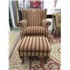 Image 1 : Vintage Wing Back Chair with Footstool