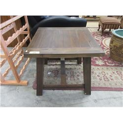 Brown End Table - 24  x 24  x 22  Tall