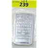 Image 1 : 10 Oz Johnson Matthey .999 Silver Bar