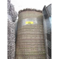 8 Foot x 10 Foot Brown Shag Area Carpet