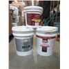 Image 1 : 3 Pails of White Paint - Opened