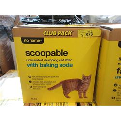 3 Boxes of No Name Unscented Scoopable Cat Litter