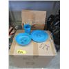 Image 1 : 3 Cases of Children's New Plastic Dishes- Blue