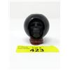 Image 1 : Carved Skull Face in Genuine 8 Ball on Stand