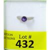 Image 2 : Brand New Amethyst & Diamond Ring - Size 8