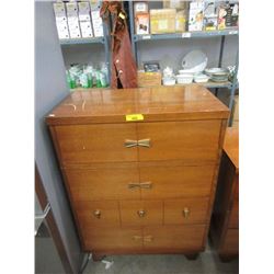 Vintage 4 Drawer Wood Dresser