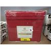 Image 1 : New Queen 4 Piece Polyester Sheet Set - Red