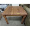 Image 1 : Solid Pine End Table - 28" x 28" x 22" tall