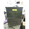 Image 1 : 2 Military Surplus Metal Ammo Boxes -6" x 7" x 12"
