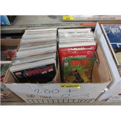 100+ Assorted Comics - Most are Bagged & Carded