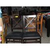 Image 1 : 2 Folding Black Dining Chairs