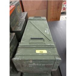 Vertical Military Metal Cartridge Case