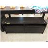 Image 1 : TV Stand with 2 Drawers - 16" x 48" x 17" tall