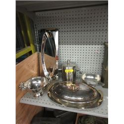 5 Silver-Plate/Stainless Steel Ware