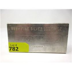 100 Oz. Engelhard .999+ Fine Silver Investor Bar