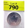 Image 1 : 1 Oz .9999 Fine Silver 2016 Canada Maple Leaf Coin