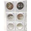 Image 2 : 12 Canadian 50% Silver Commemorative $1 Coins