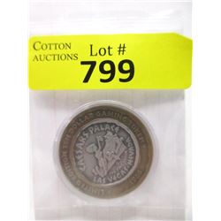 .60 Oz. .999 Silver 1966 "Caesars Palace" Token