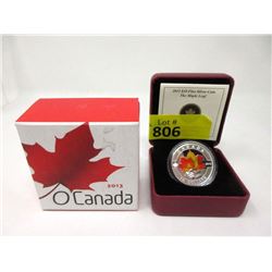 2013 Canadian .9999 Silver "Maple Leaf" $10 Coin