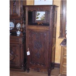 Louis XV  Bonnetiere/ Single Door Armoire #840815