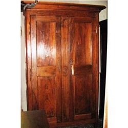 19th c. French Transition period walnut armoire #841036