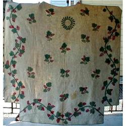 Quilt Applique Sampler 1851 Wreath & Grapes   #841049