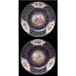 Reticulated Cabinet Plates (pair) #841084