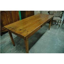 French pine farm table c.1850 #841340