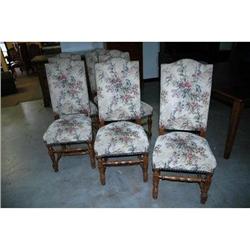 Set of 6 French Louis XIII St. chairs c.1940 #841370