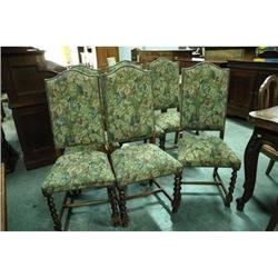 Set of 6 French Louis XIII style chairs c.1880 #841389