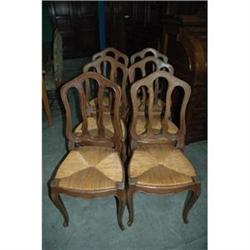 Set of 6 French Louis XV style chairs c.1880 #841390