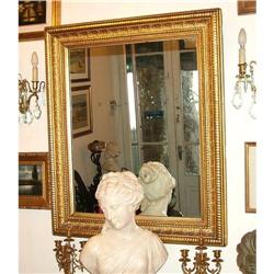 quality French carved mirror gilt  #841488