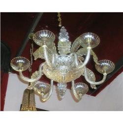 Murano crystal  6 lights chandelier #841490