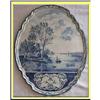 Image 1 : TICHELAAR MAKKUM DELFTWARE BLUE WHITE PLAQUE #841545