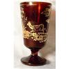 Image 1 : Antique Bohemian Ruby glass goblet, 19th cen.  #843064
