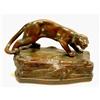 Image 1 : Art Deco Bronzed Figure of Puma. early 20th cen #843067