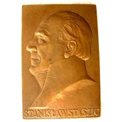 Polish Bronze Plaque of Staszic by J. Aumiller #843072