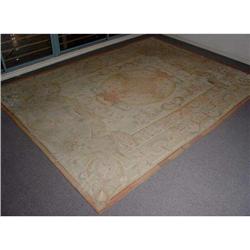  Old Aubusson-Style Needlepoint Carpet #843127