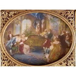  Miniature Portrait of Lady and Piano #843179