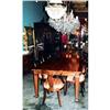Image 1 : Louis Seize mahogany table with 9 chairs  #843225