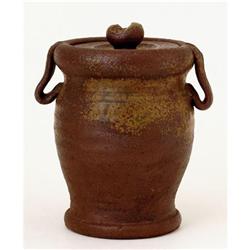 Old Japanese Bizen Water Jar Tea Mizusashi #843372