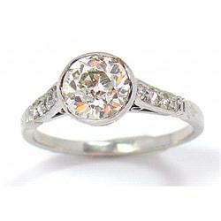 1920s Diamond Filigre Engagement Ring #843423