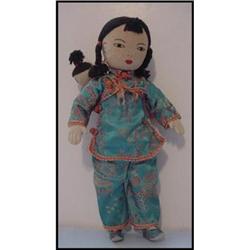 Doll Cloth Chinese Mother & Child  Oriental #843443