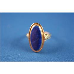 Antique 1930's 14K and Lapis Ring #843490