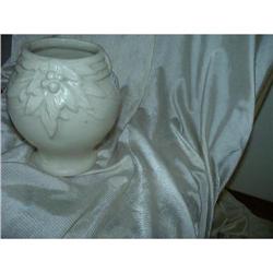 McCoy early Stoneware Leaf & Berries Vase1929 #843523