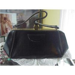 FABULOUS 40s QUALITY LEATHER PURSE BAG SWING #843540