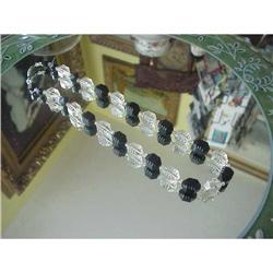 FABULOUS 1930s ART DECO GLASS NECKLACE #843549