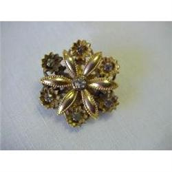 Sweet Victorian Rose Gold Brooch  #843571