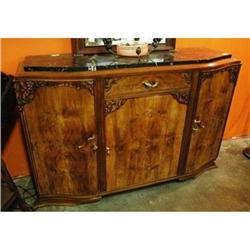 French Art Deco walnut buffet c.1930 #851753